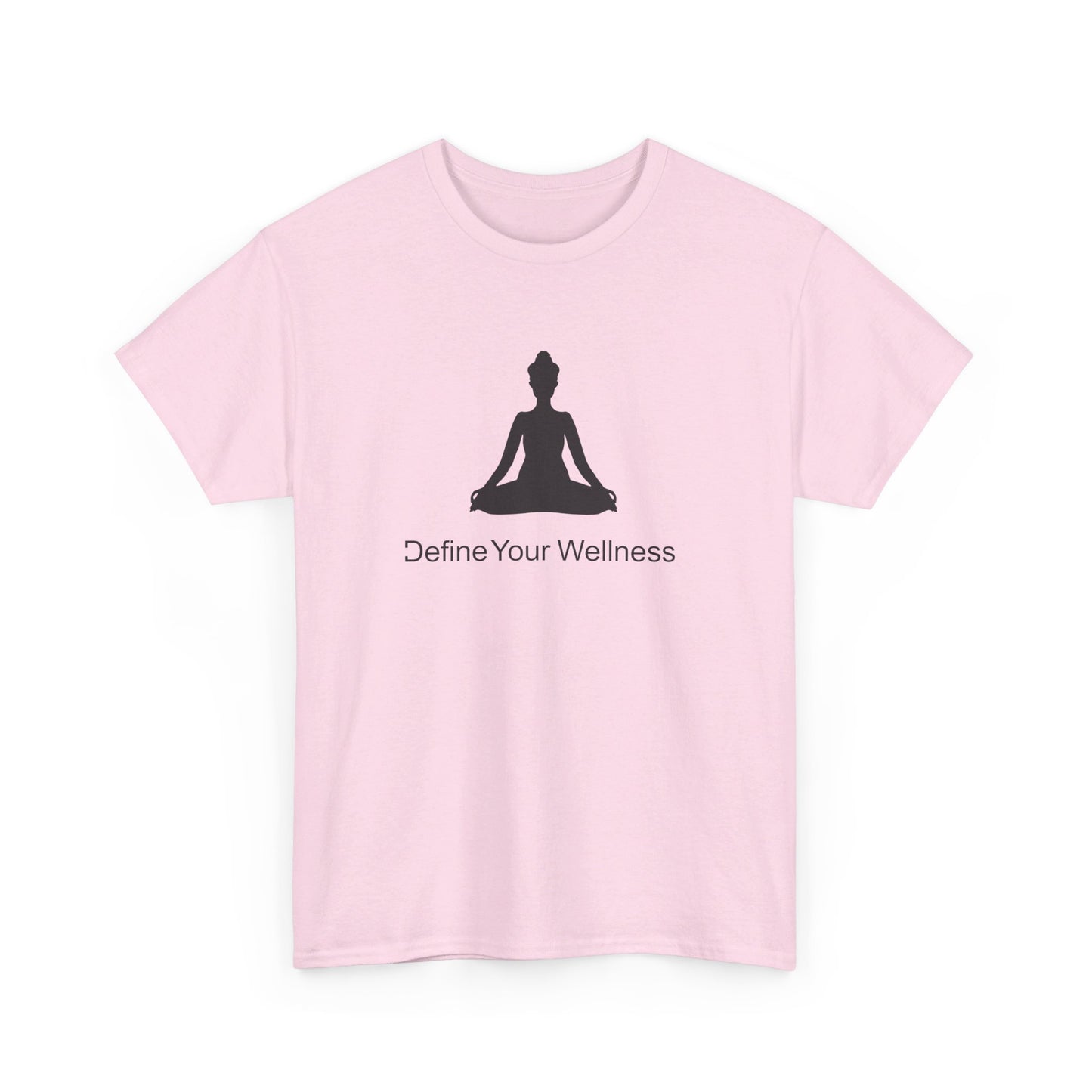 Yoga - Define Your Wellness - Unisex Heavy Cotton Tee - 7 colors - front and back