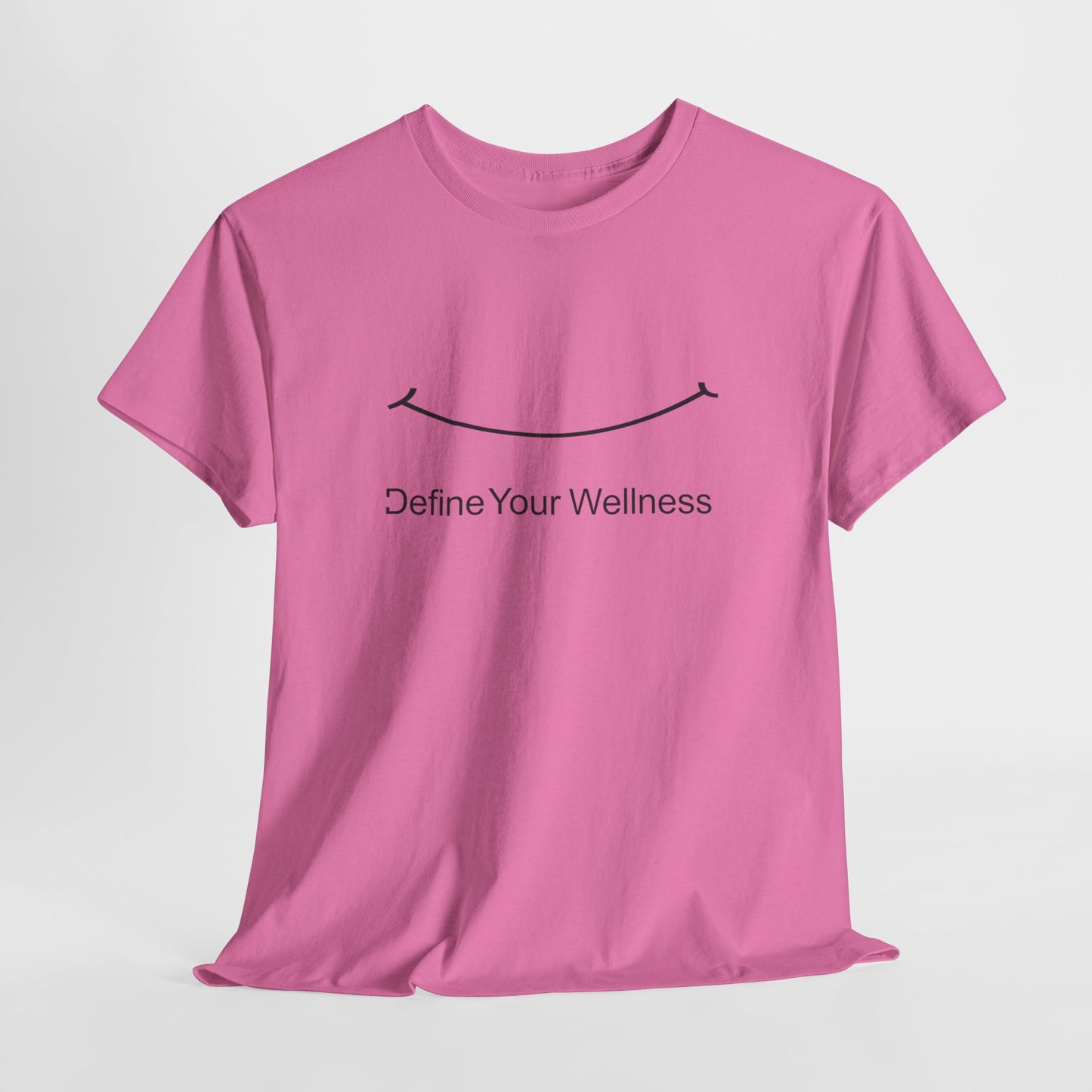 Smile - Define Your Wellness - Unisex Heavy Cotton Tee - 10 colors