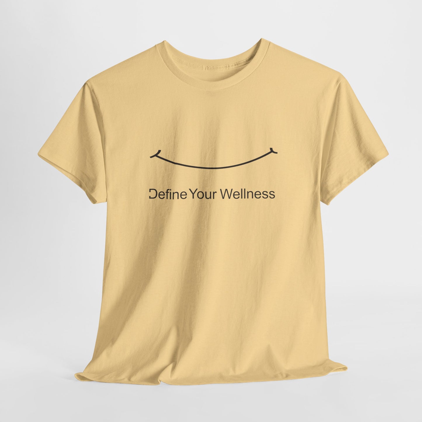 Smile - Define Your Wellness - Unisex Heavy Cotton Tee - 10 colors