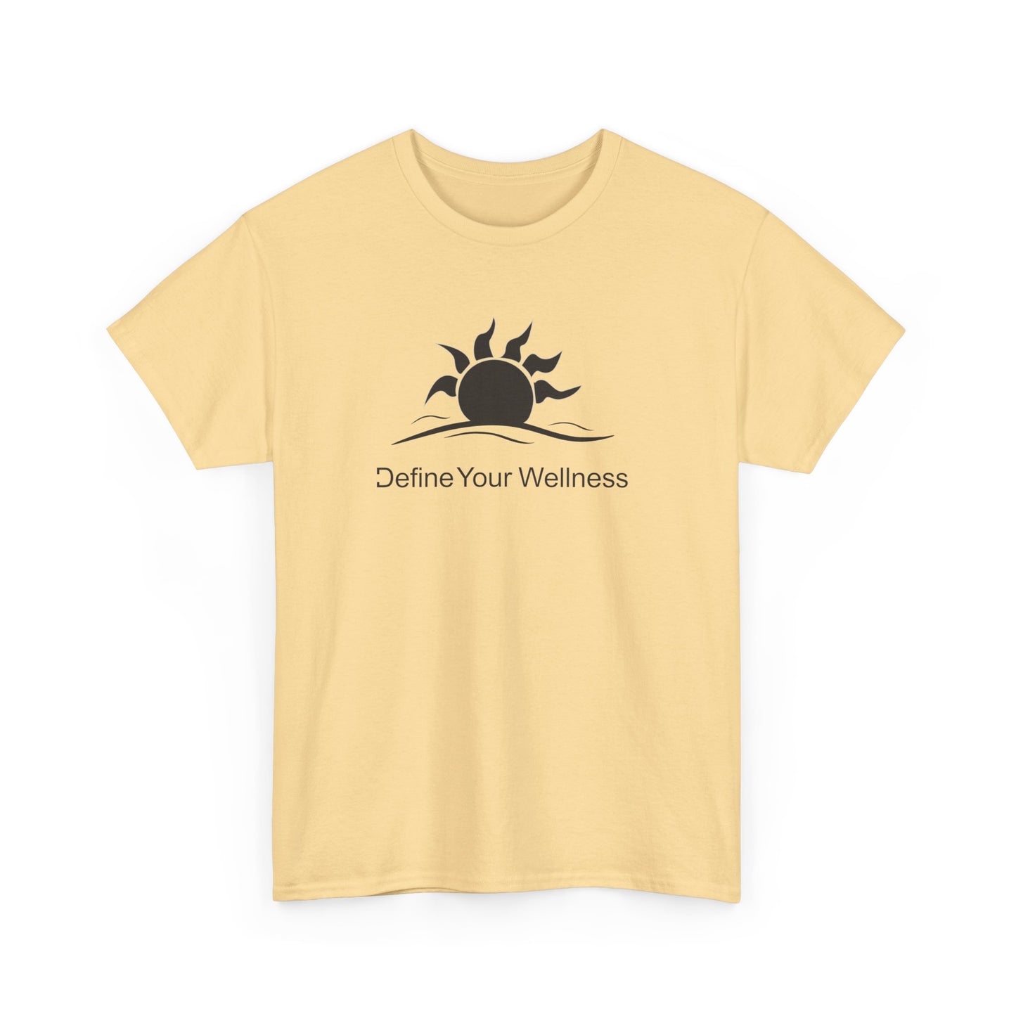 Sunshine - Define Your Wellness - Unisex Heavy Cotton Tee - 7 colors - front and back