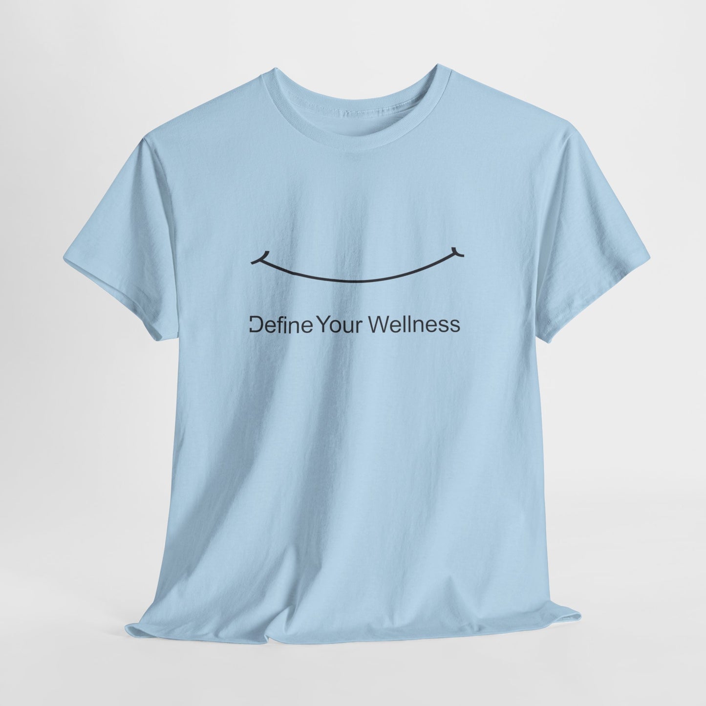 Smile - Define Your Wellness - Unisex Heavy Cotton Tee - 10 colors