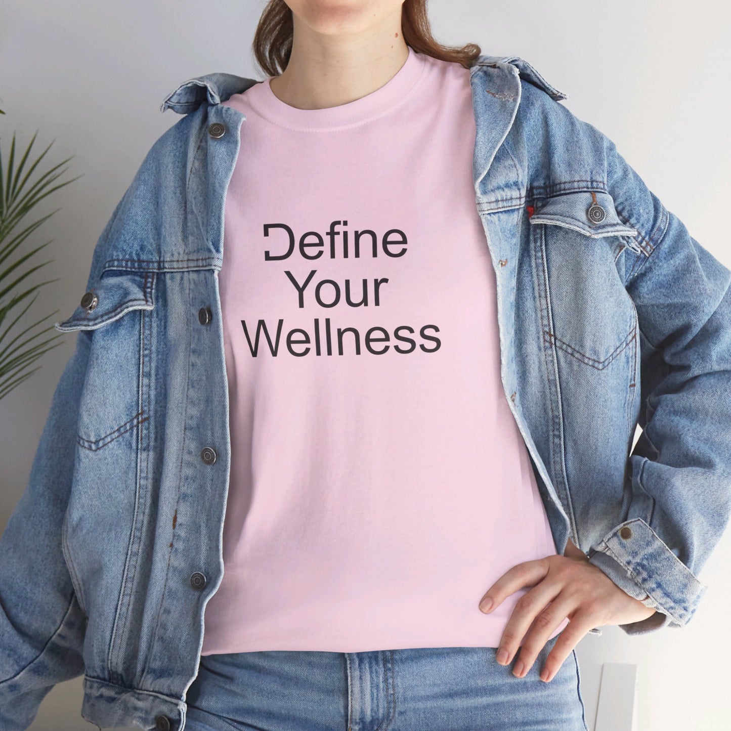 Define Your Wellness - Unisex Heavy Cotton Tee - 11 colors, front & back