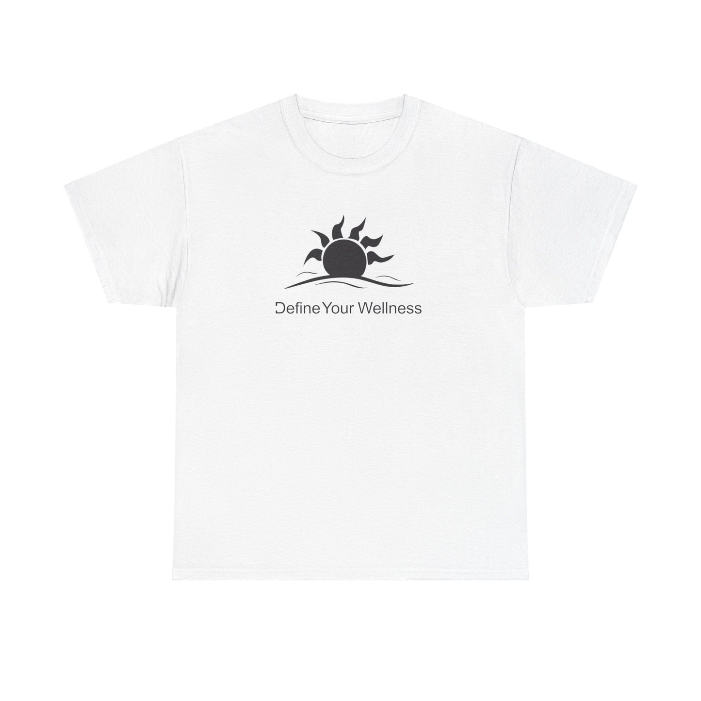 Sunshine - Define Your Wellness - Unisex Heavy Cotton Tee - 7 colors - front and back