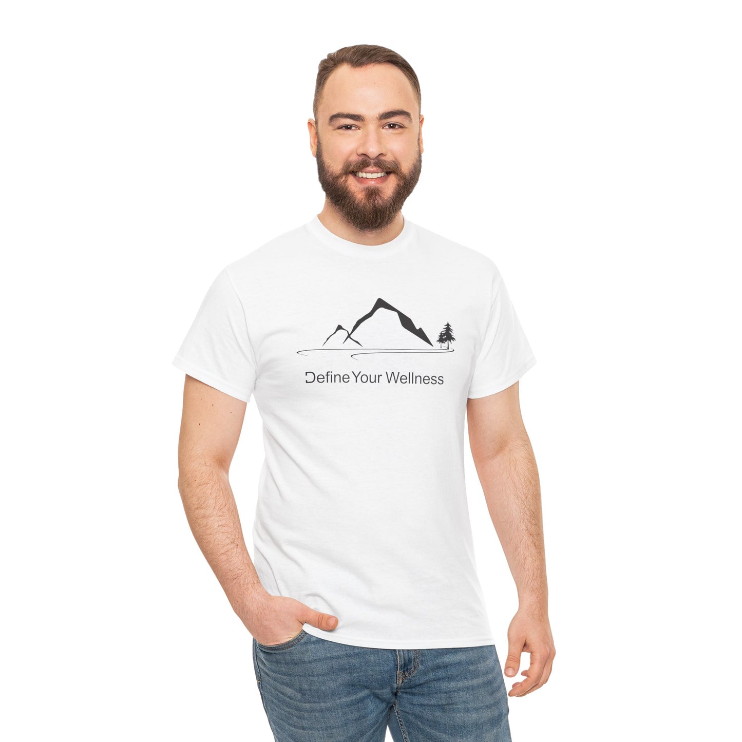 Mountain Life - Define Your Wellness - Unisex Heavy Cotton Tee - 11 colors