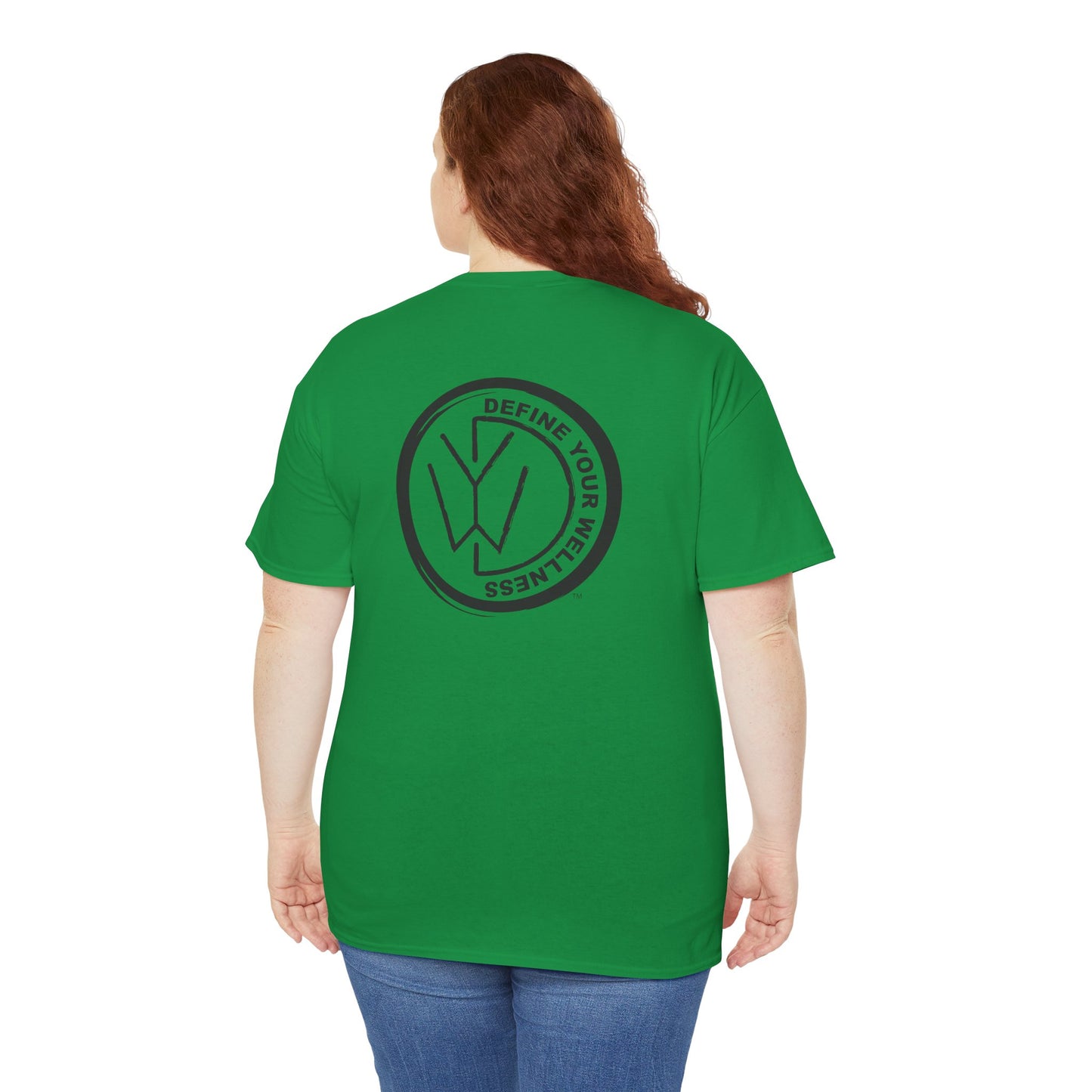 Define Your Wellness - Unisex Heavy Cotton Tee - 13 colors - front & back