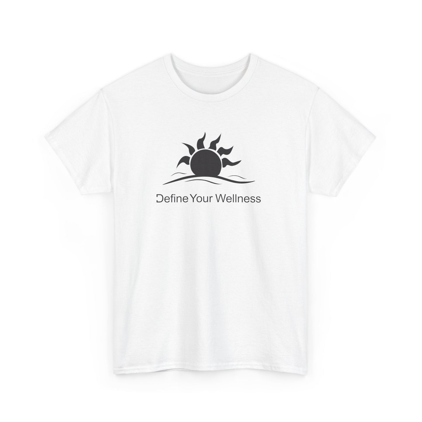 Sunshine - Define Your Wellness - Unisex Heavy Cotton Tee - 7 colors - front and back