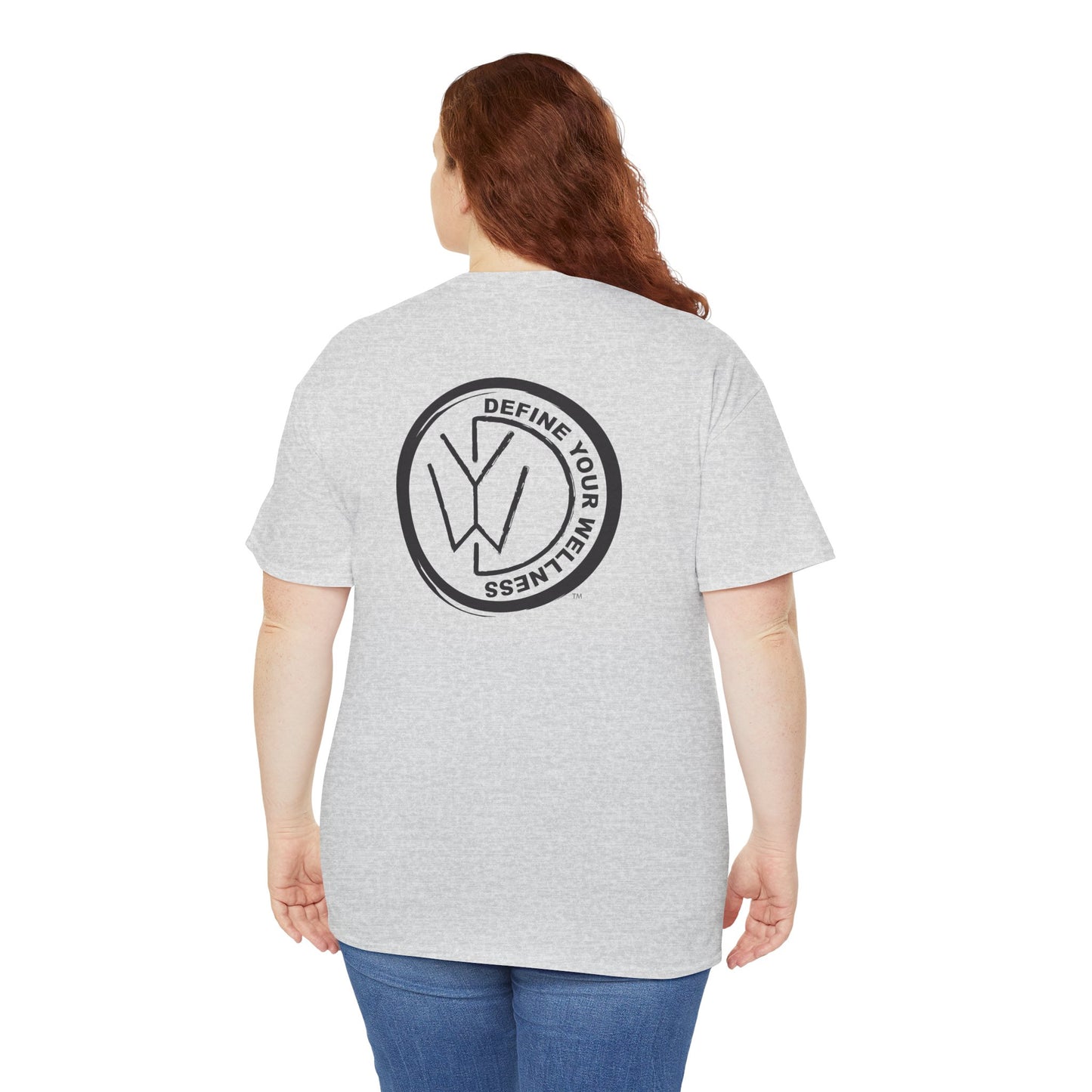 Define Your Wellness - Unisex Heavy Cotton Tee - 13 colors - front & back