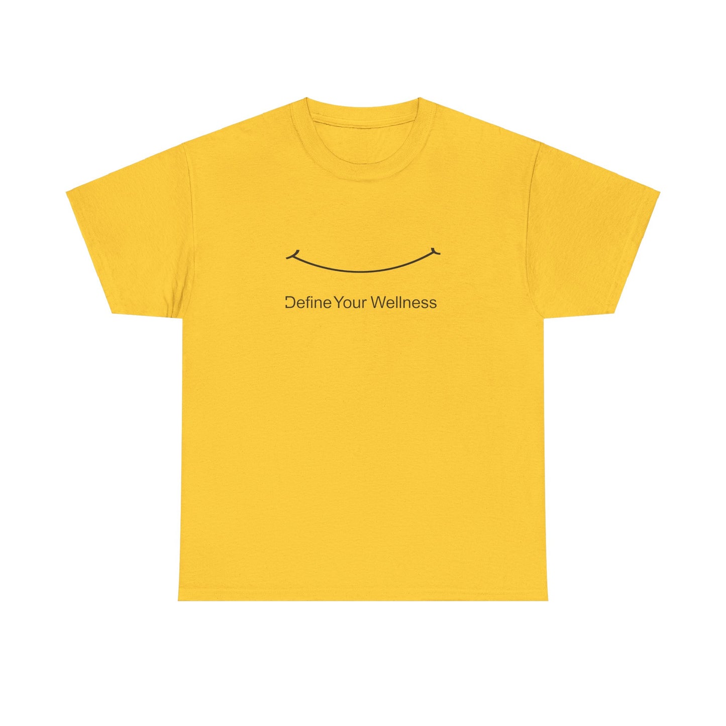 Smile - Define Your Wellness - Unisex Heavy Cotton Tee - 10 colors