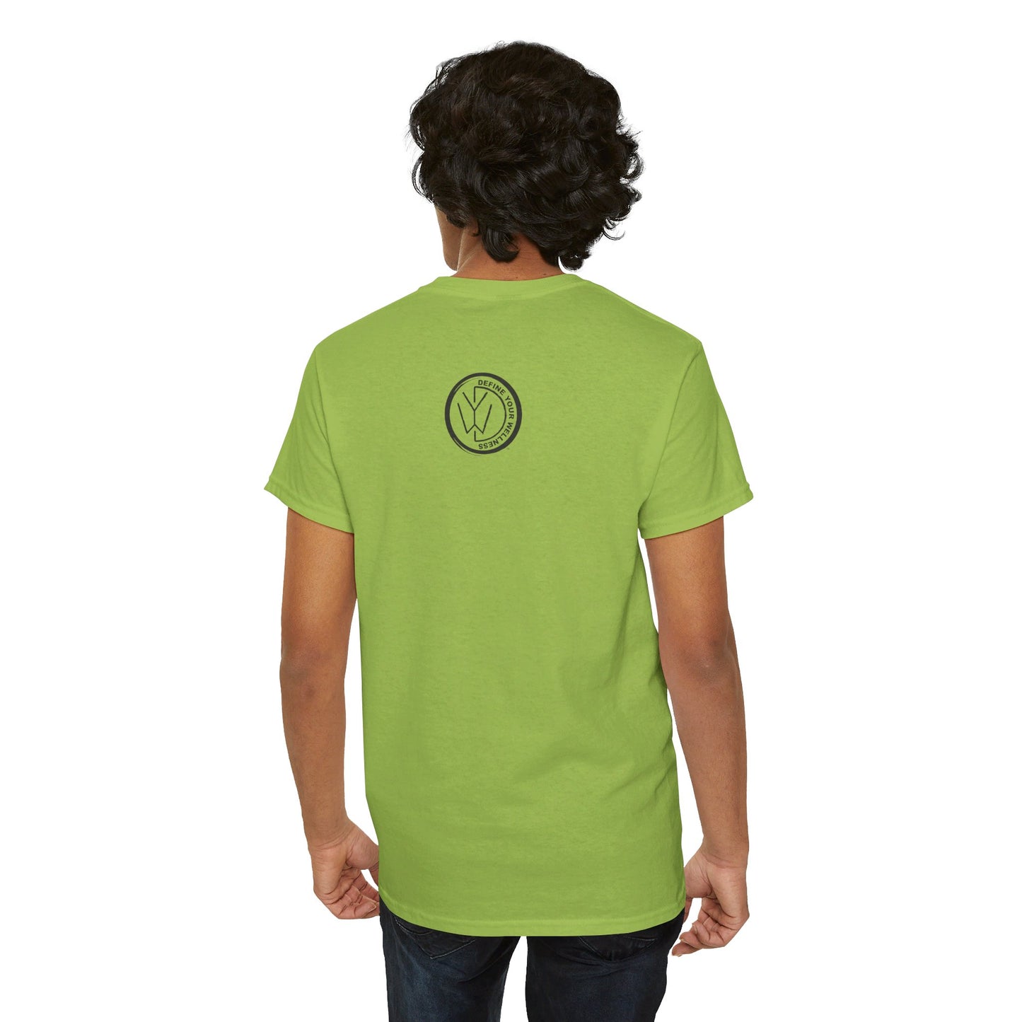 Define Your Wellness - Unisex Heavy Cotton Tee - 11 colors, front & back