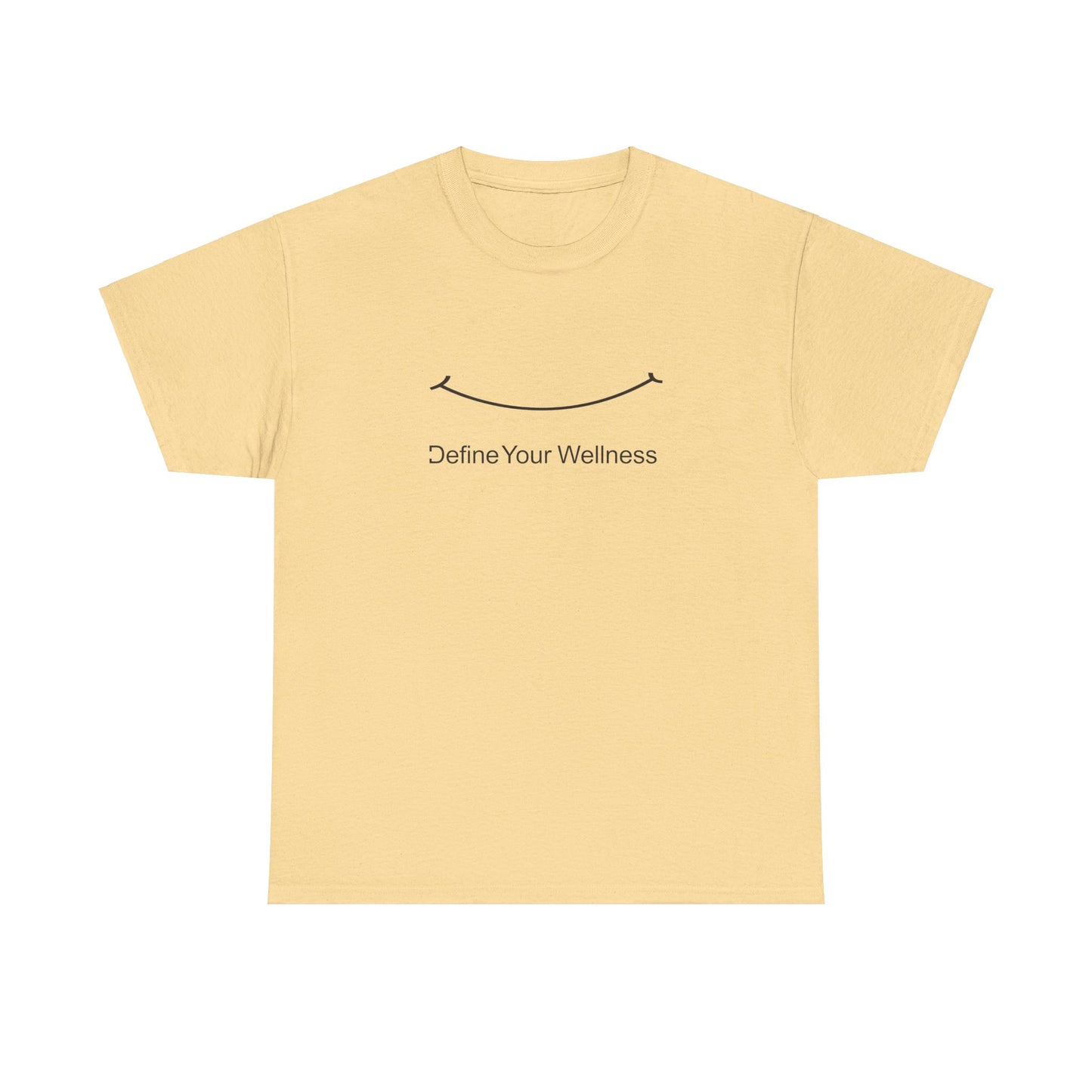 Smile - Define Your Wellness - Unisex Heavy Cotton Tee - 10 colors