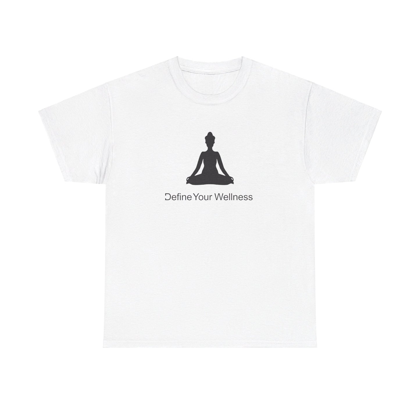 Yoga - Define Your Wellness - Unisex Heavy Cotton Tee - 7 colors - front and back
