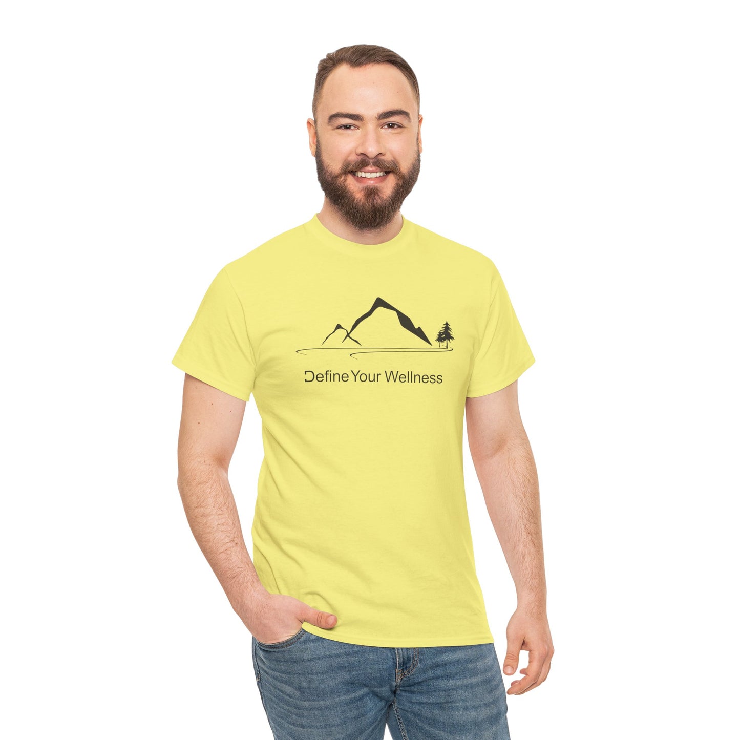 Mountain Life - Define Your Wellness - Unisex Heavy Cotton Tee - 11 colors