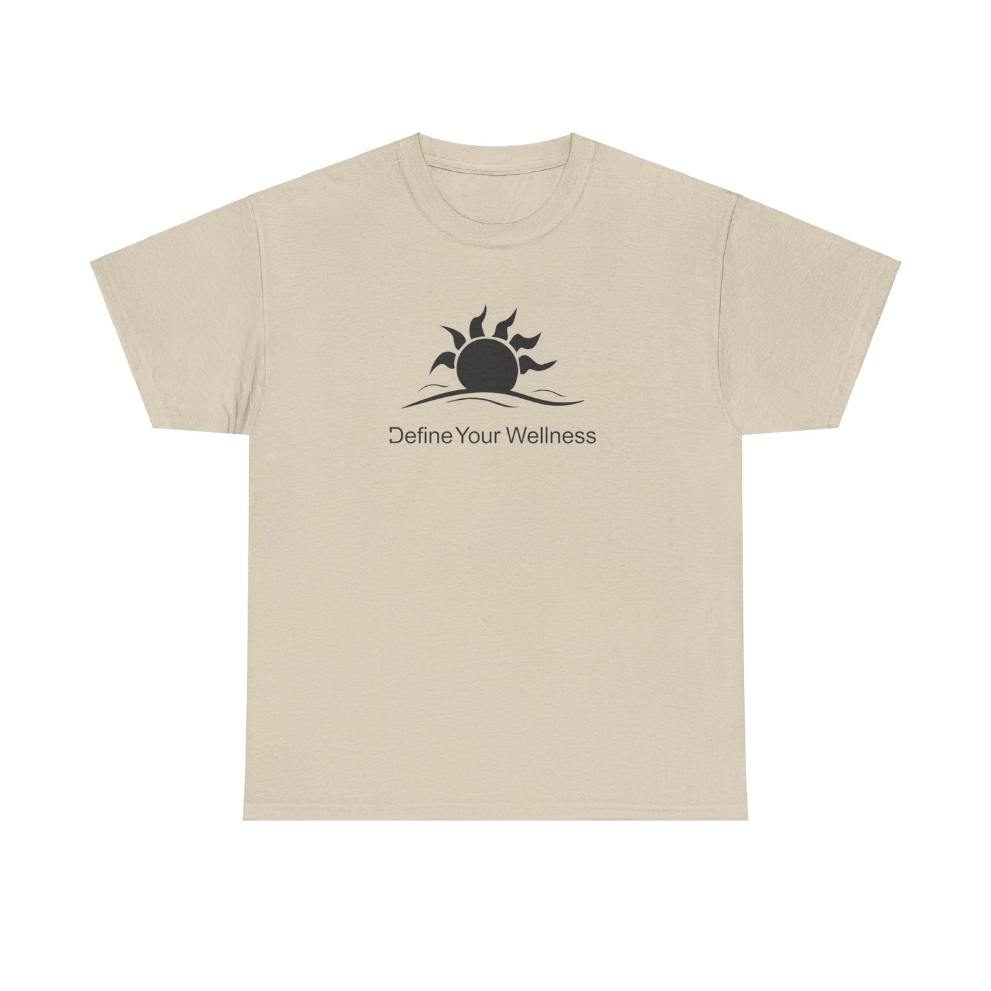 Sunshine - Define Your Wellness - Unisex Heavy Cotton Tee - 7 colors - front and back