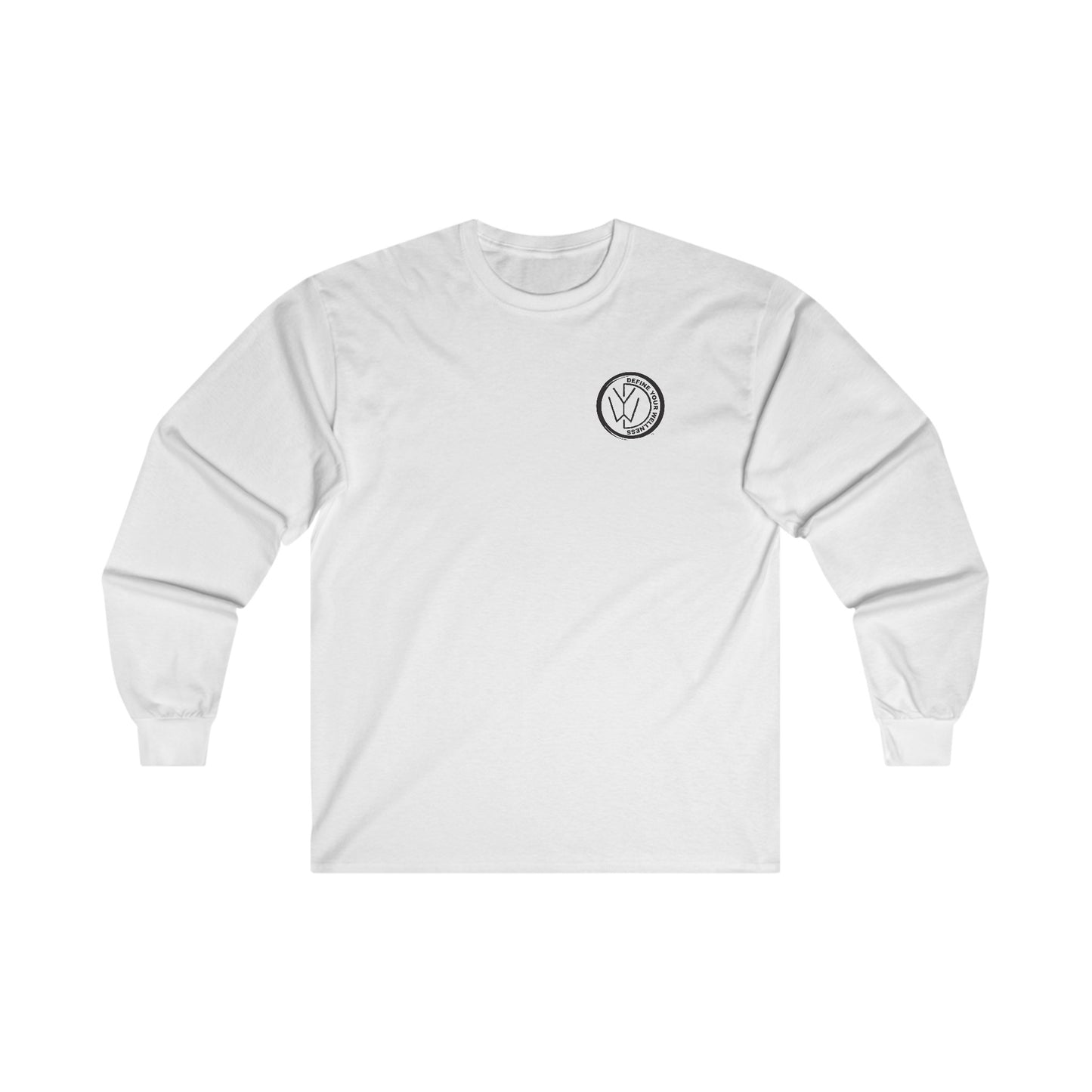 Define Your Wellness - Unisex Ultra Cotton Long Sleeve Tee - front and back