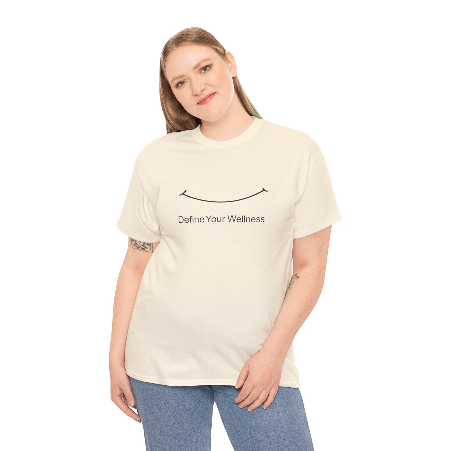 Smile - Define Your Wellness - Unisex Heavy Cotton Tee - 10 colors