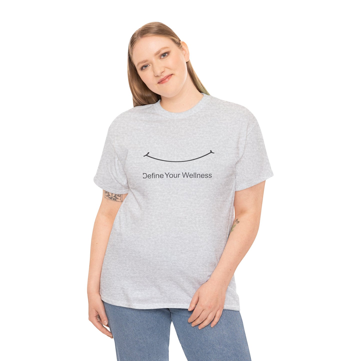 Smile - Define Your Wellness - Unisex Heavy Cotton Tee - 10 colors