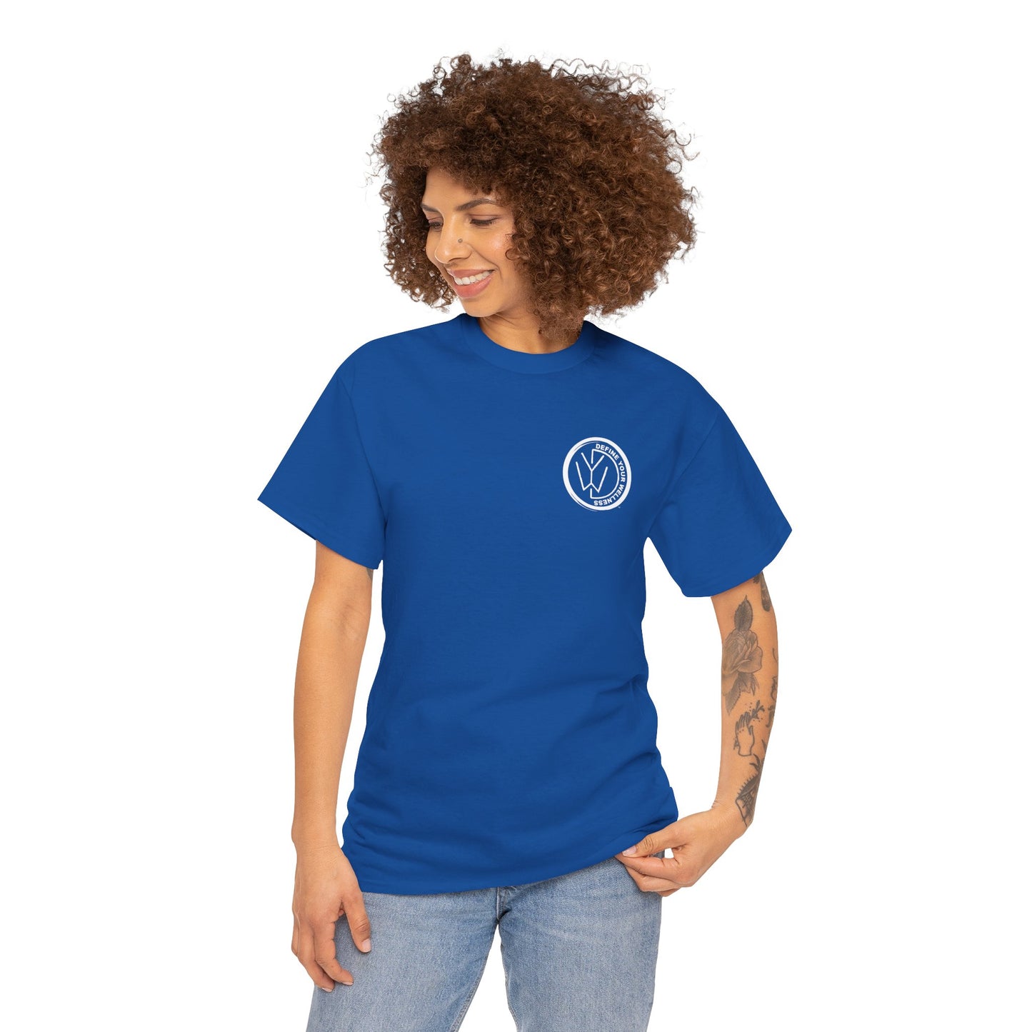 Define Your Wellness - Unisex Heavy Cotton Tee - 13 colors, front & back