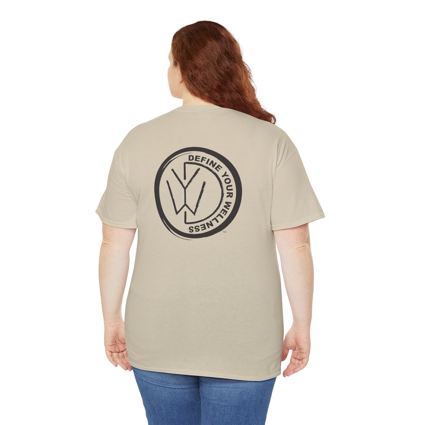 Define Your Wellness - Unisex Heavy Cotton Tee - 13 colors - front & back