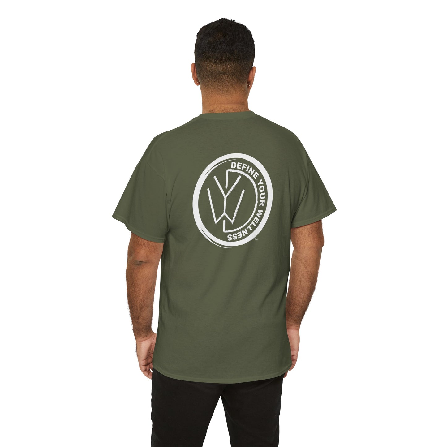 Define Your Wellness - Unisex Heavy Cotton Tee - 13 colors, front & back