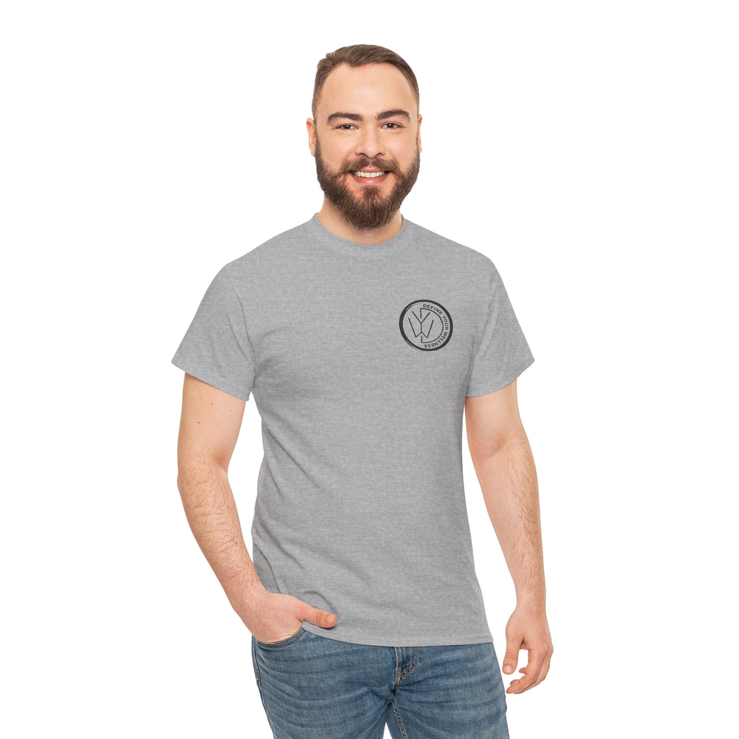 Define Your Wellness - Unisex Heavy Cotton Tee - 13 colors - front & back