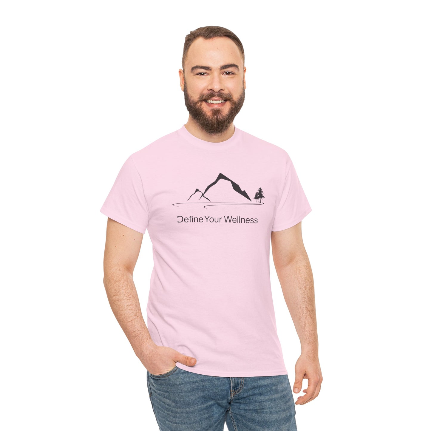 Mountain Life - Define Your Wellness - Unisex Heavy Cotton Tee - 11 colors