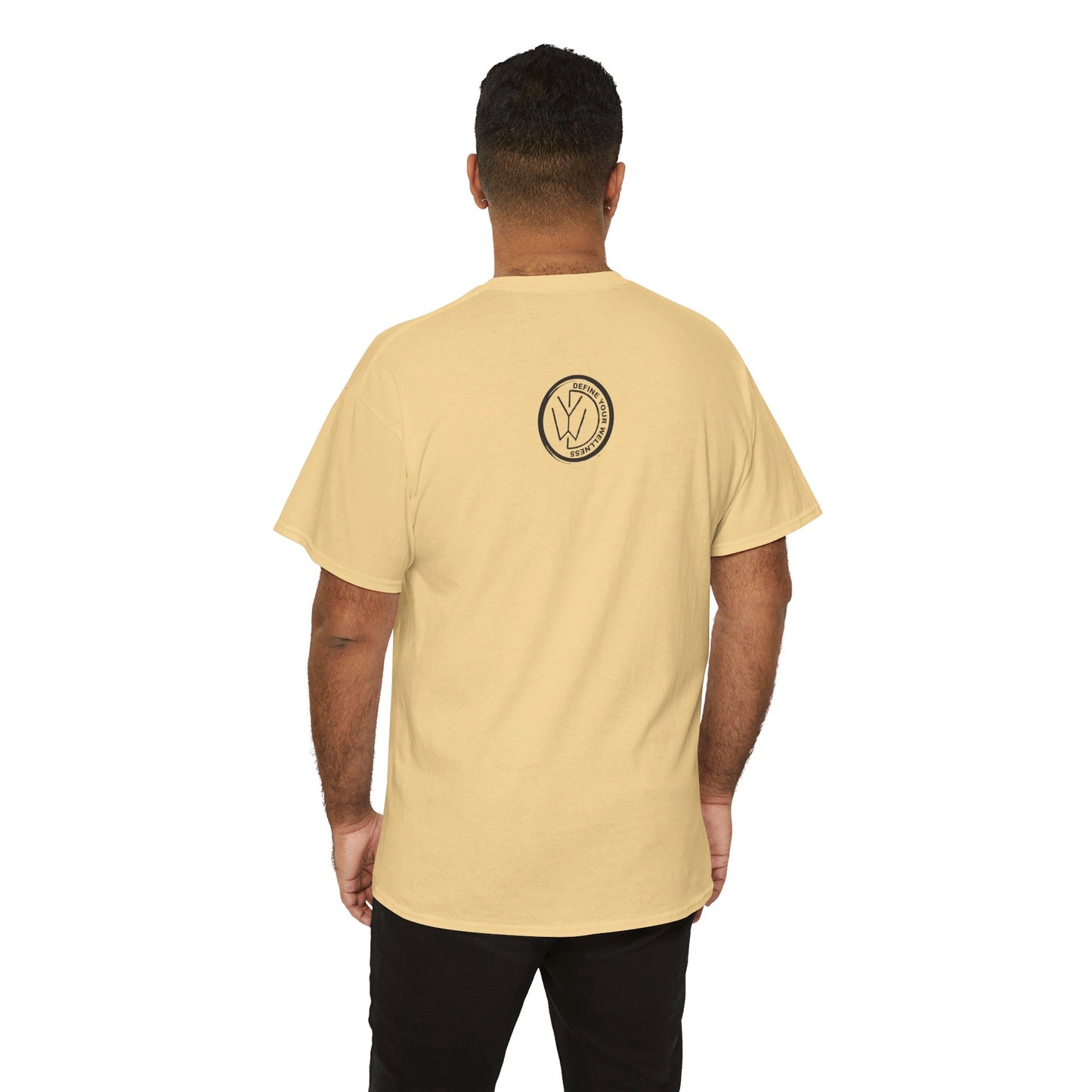 Bike - Define Your Wellness - Unisex Heavy Cotton Tee - 7 colors - front and back