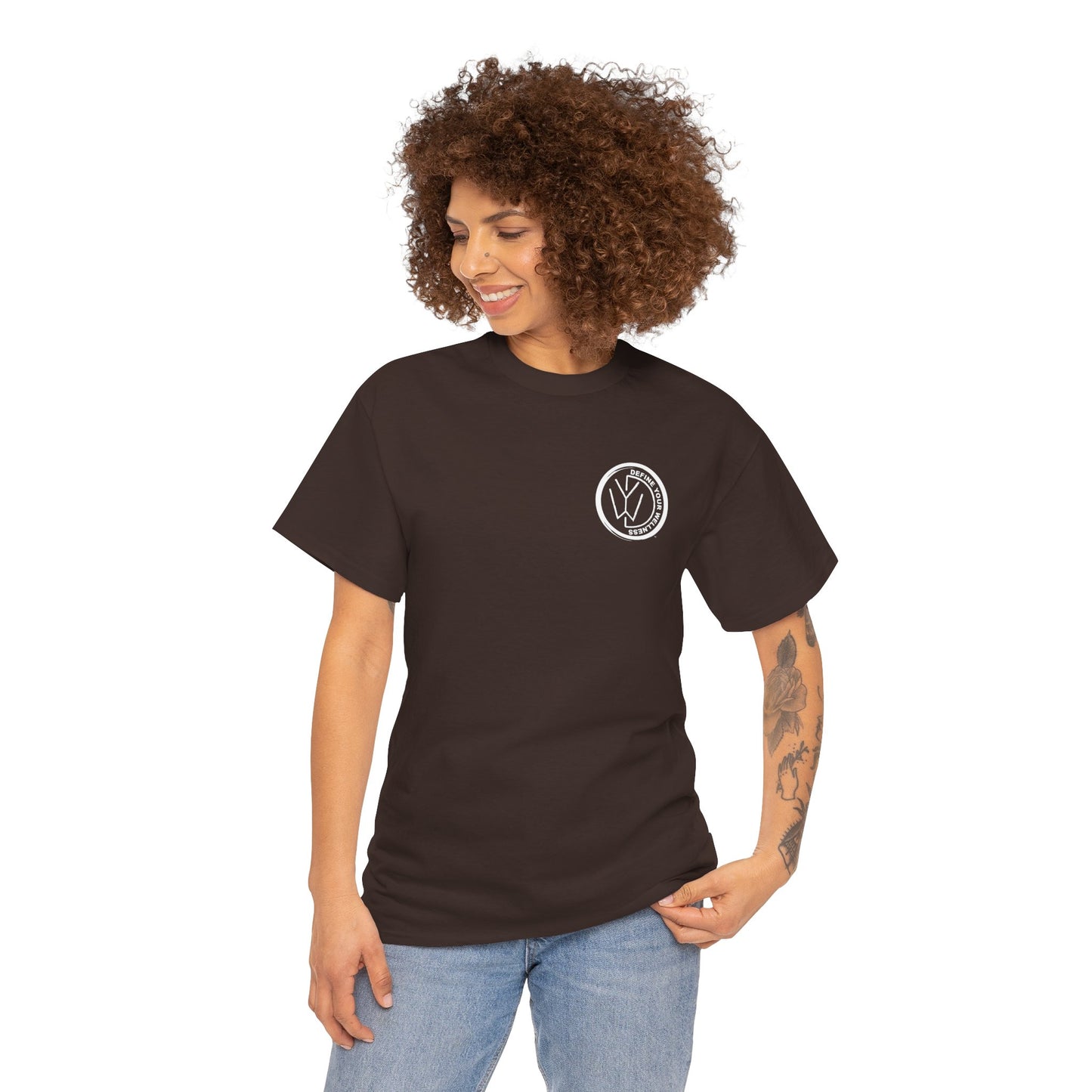 Define Your Wellness - Unisex Heavy Cotton Tee - 13 colors, front & back
