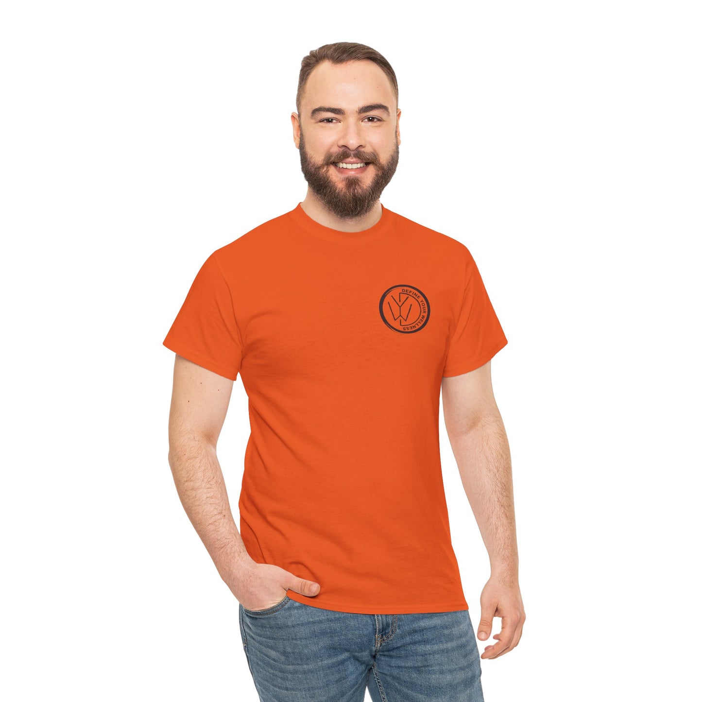 Define Your Wellness - Unisex Heavy Cotton Tee - 13 colors - front & back