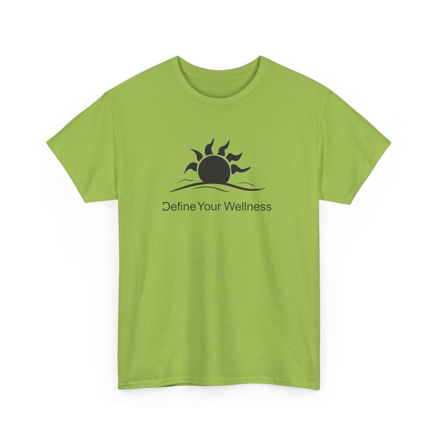 Sunshine - Define Your Wellness - Unisex Heavy Cotton Tee - 7 colors - front and back