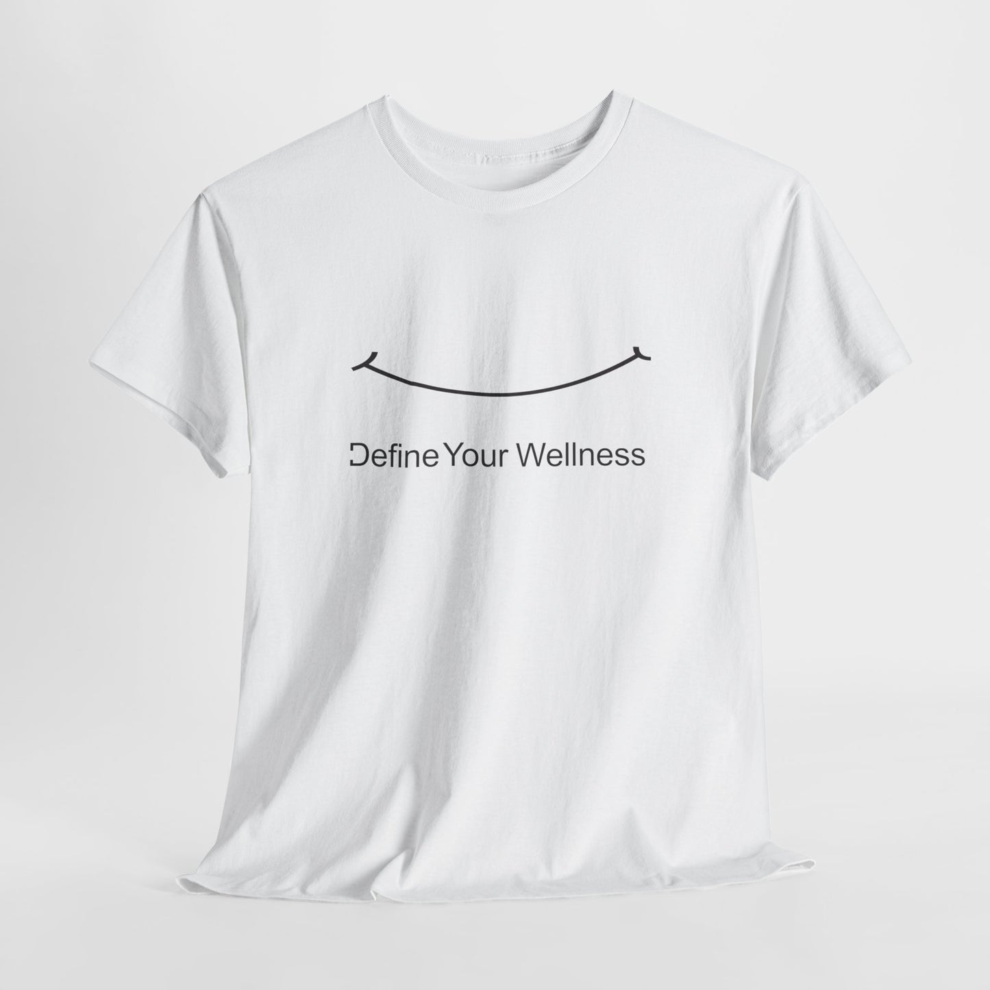 Smile - Define Your Wellness - Unisex Heavy Cotton Tee - 10 colors