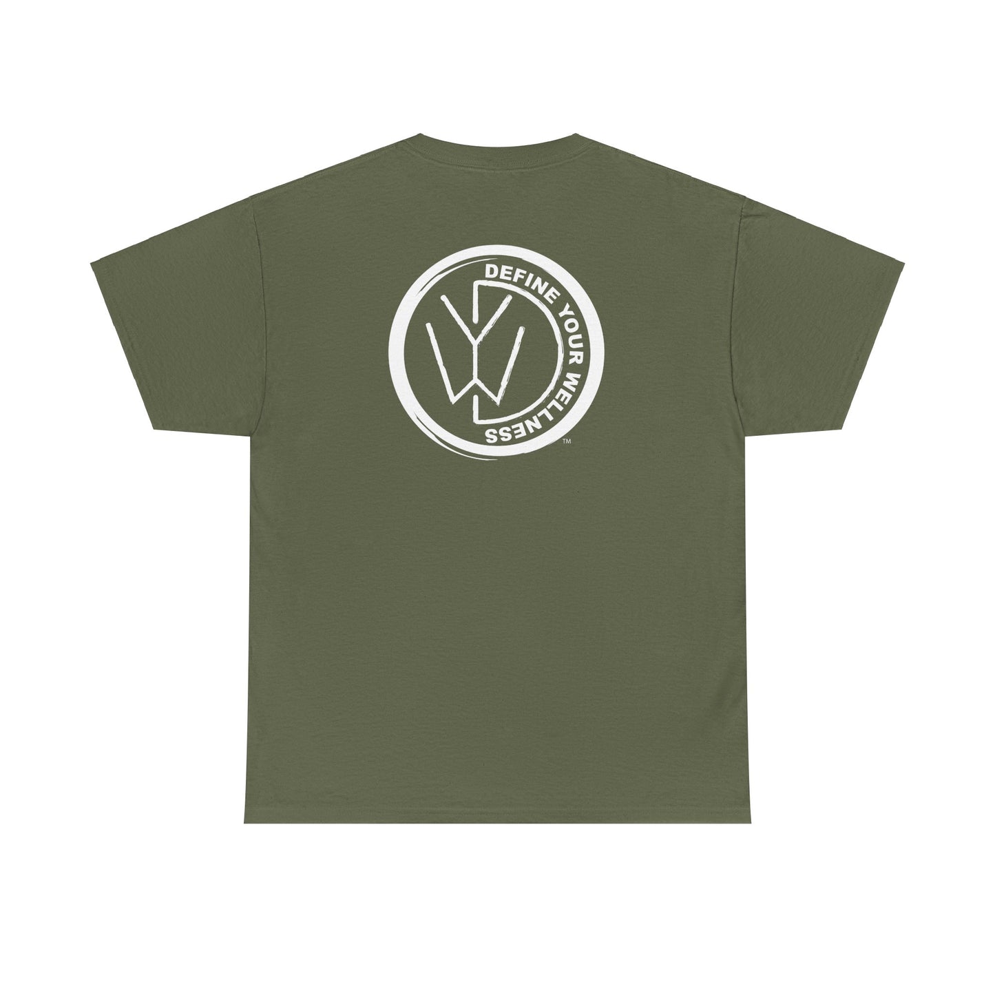 Define Your Wellness - Unisex Heavy Cotton Tee - 13 colors, front & back