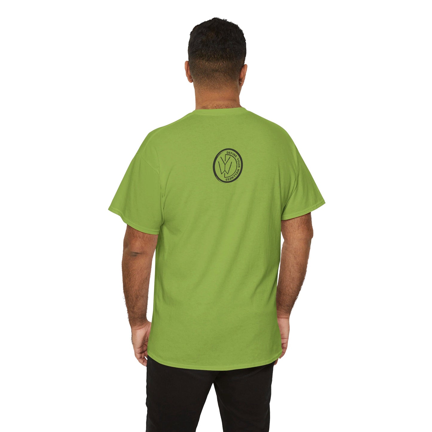Bike - Define Your Wellness - Unisex Heavy Cotton Tee - 7 colors - front and back