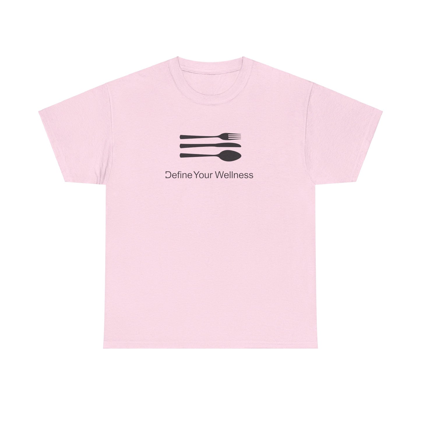 The Love of Cuisine - Define Your Wellness - Unisex Heavy Cotton Tee - 7 colors - front and back