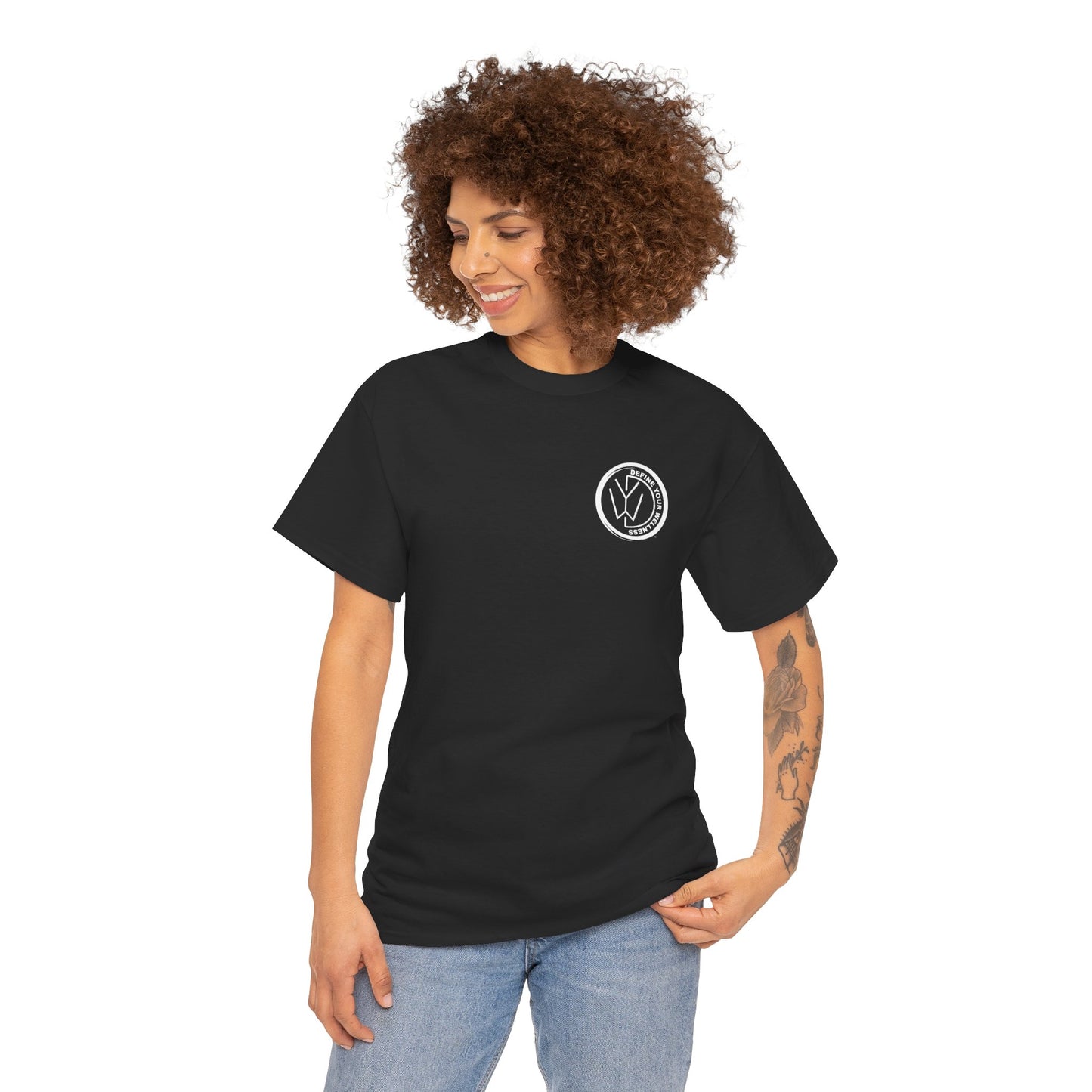 Define Your Wellness - Unisex Heavy Cotton Tee - 13 colors, front & back