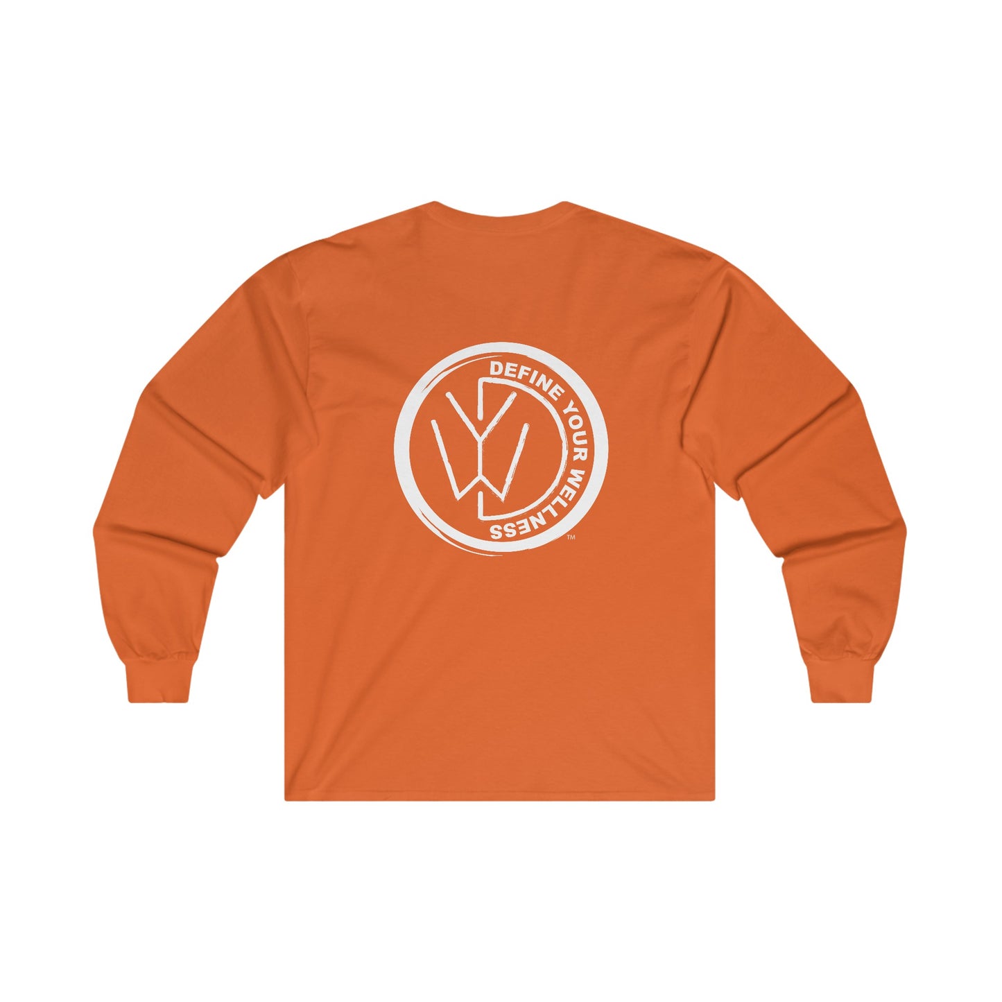 Define Your Wellness - Unisex Ultra Cotton Long Sleeve Tee Front & Back- 8 colors