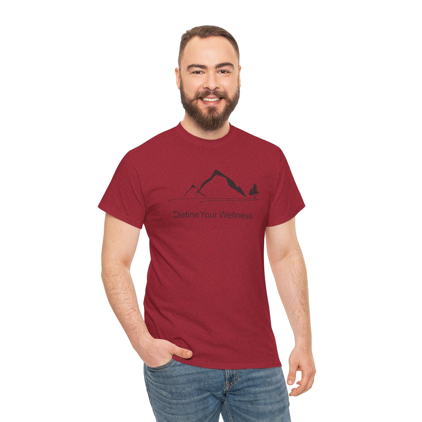 Mountain Life - Define Your Wellness - Unisex Heavy Cotton Tee - 11 colors