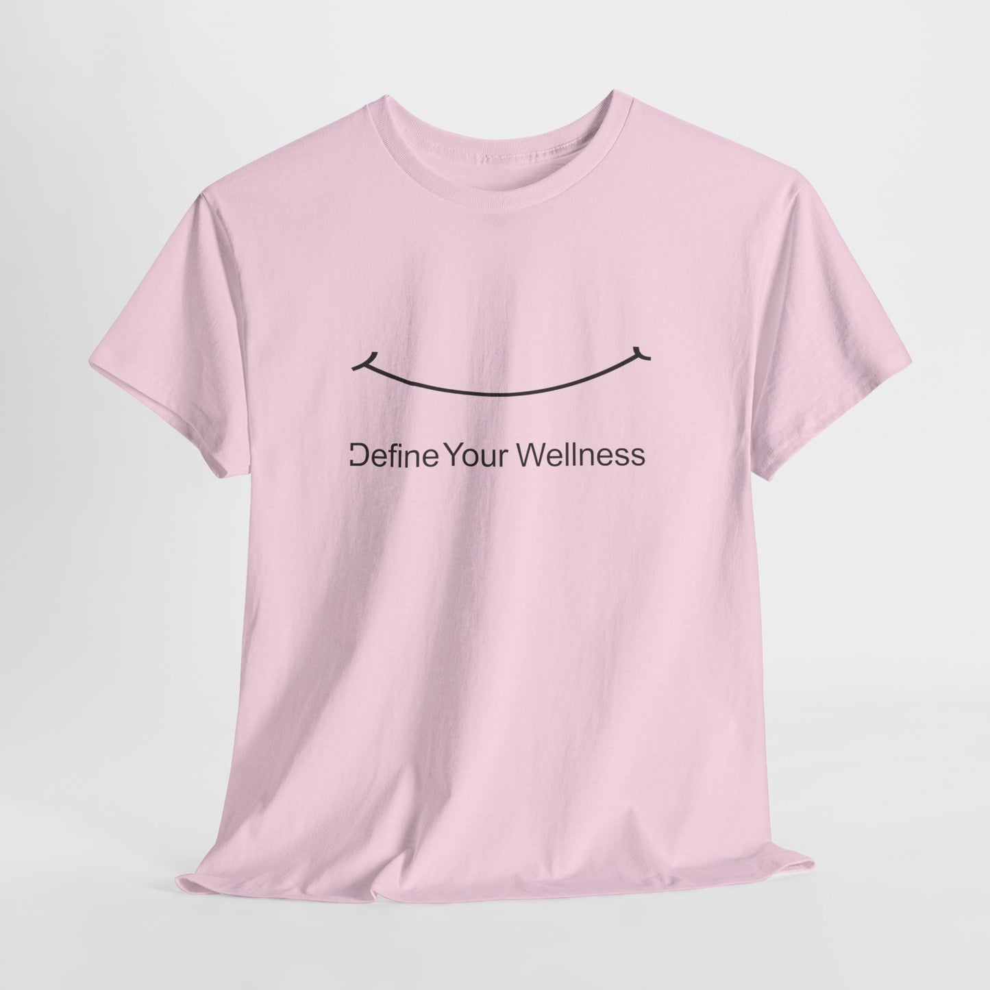 Smile - Define Your Wellness - Unisex Heavy Cotton Tee - 10 colors