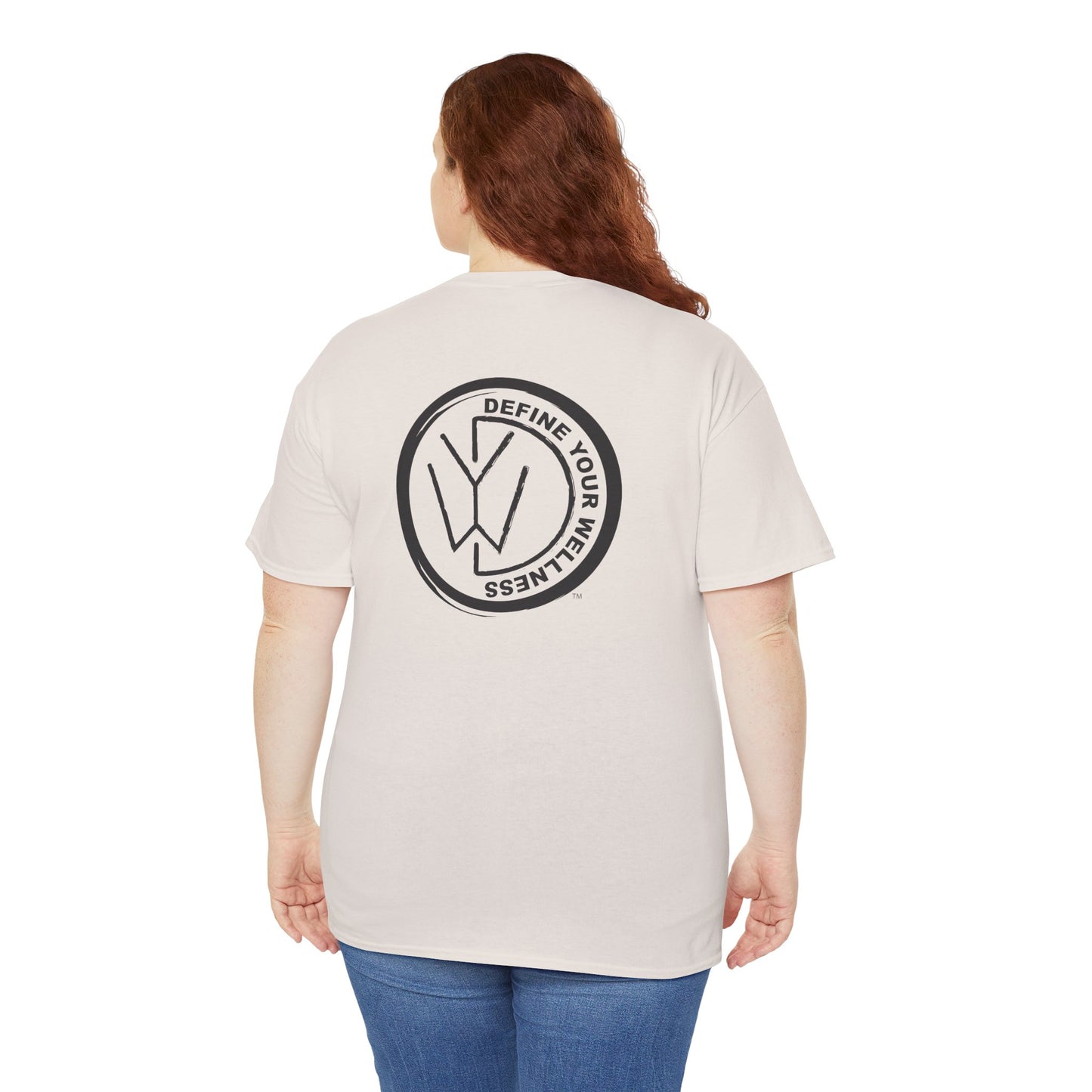 Define Your Wellness - Unisex Heavy Cotton Tee - 13 colors - front & back