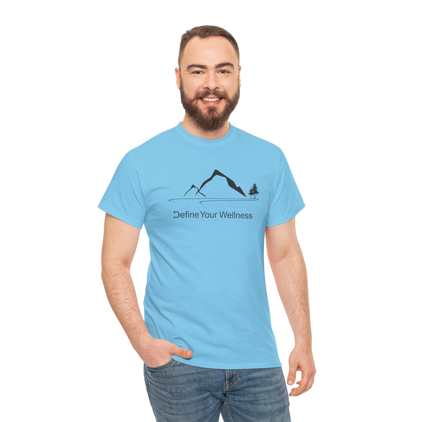 Mountain Life - Define Your Wellness - Unisex Heavy Cotton Tee - 11 colors