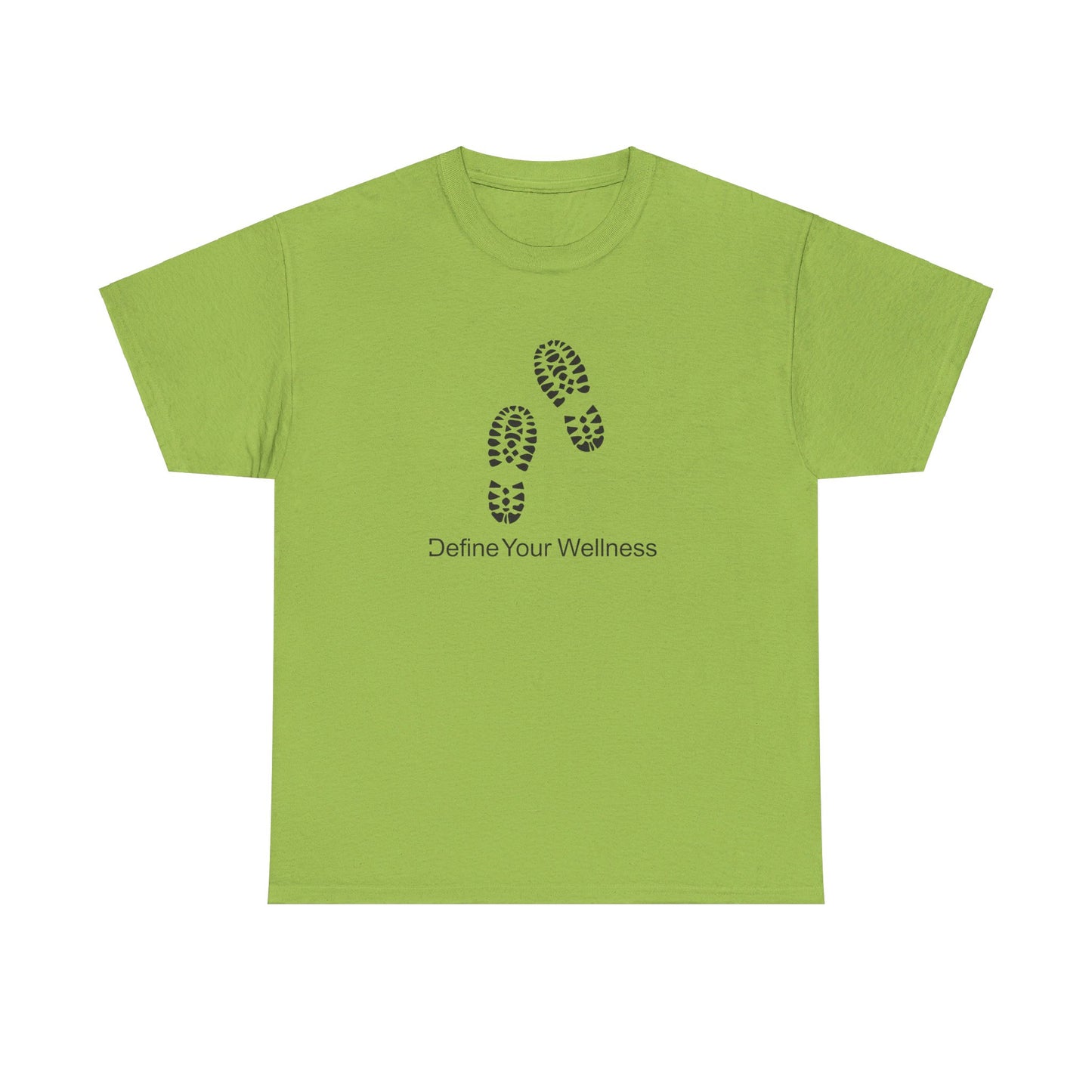 Hike - Define Your Wellness - Unisex Heavy Cotton Tee - 7 colors - front and back