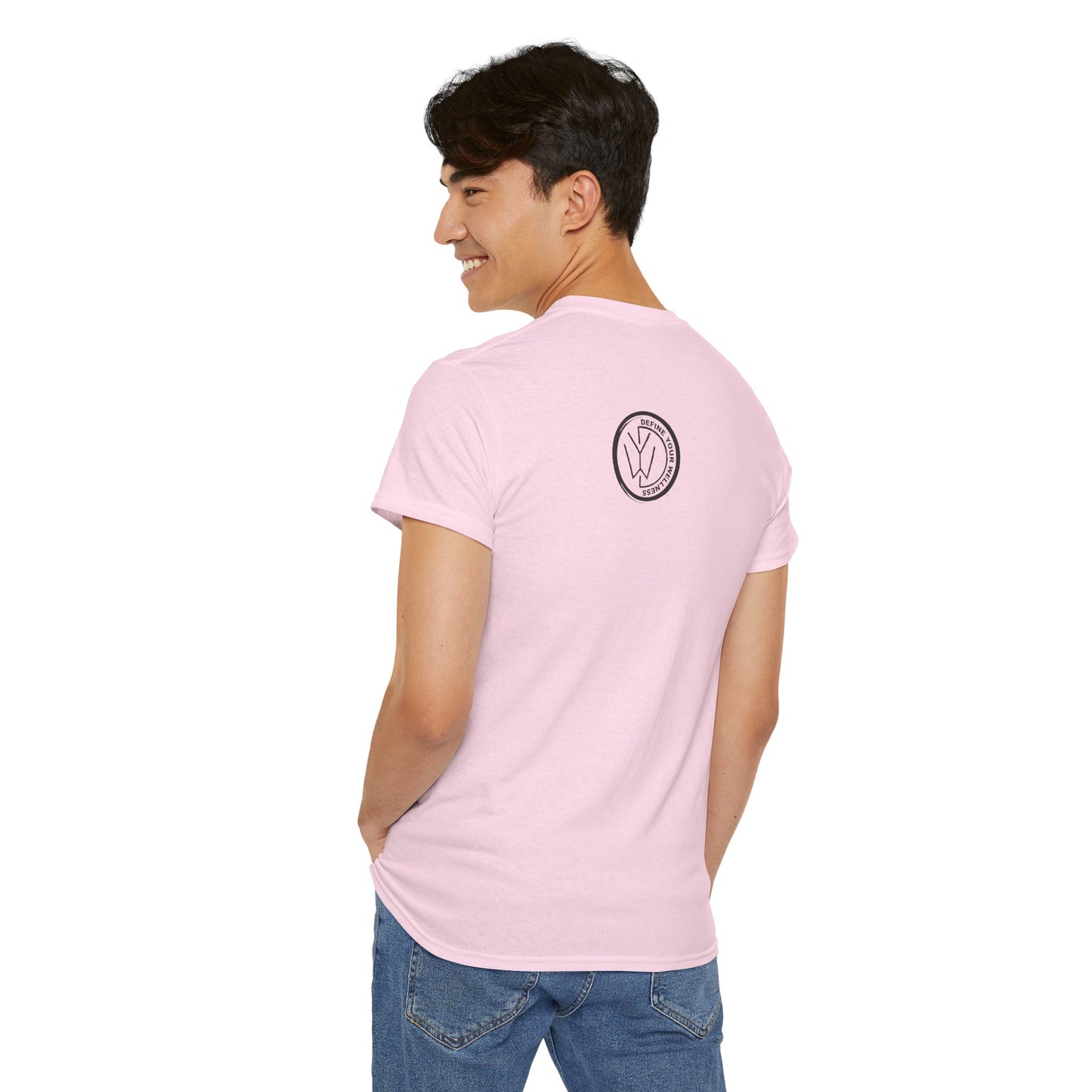 Sunshine - Define Your Wellness - Unisex Heavy Cotton Tee - 7 colors - front and back