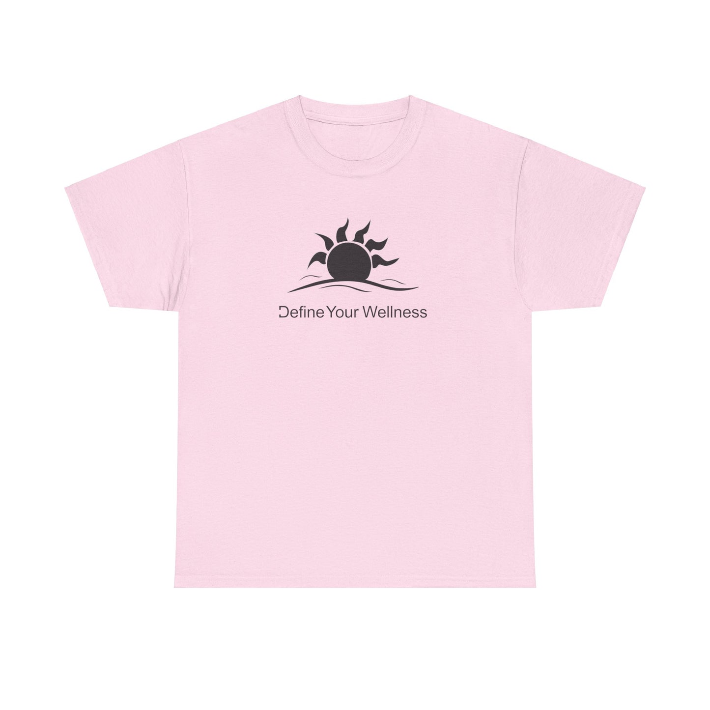 Sunshine - Define Your Wellness - Unisex Heavy Cotton Tee - 7 colors - front and back
