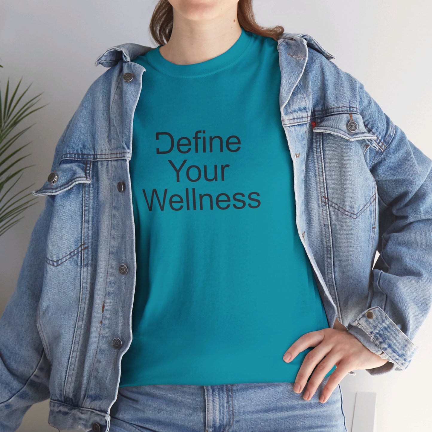 Define Your Wellness - Unisex Heavy Cotton Tee - 11 colors, front & back