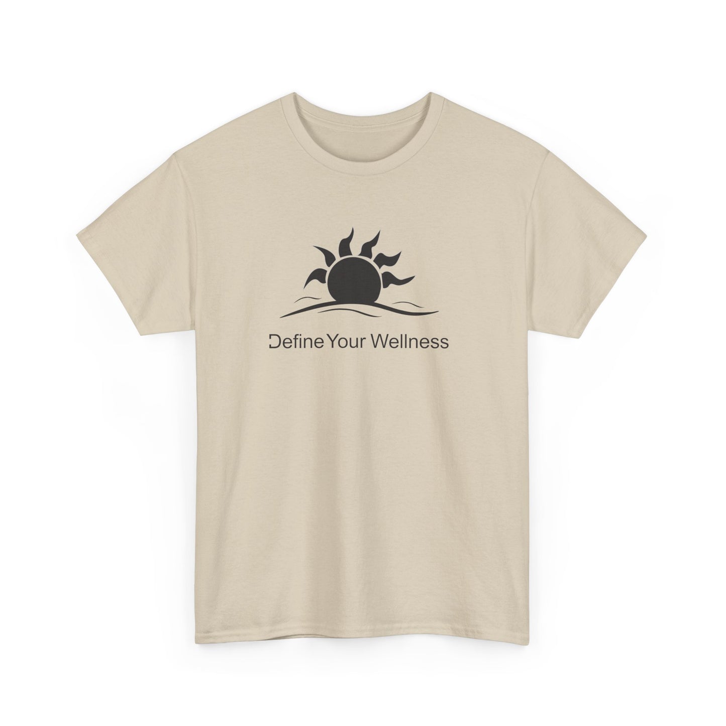 Sunshine - Define Your Wellness - Unisex Heavy Cotton Tee - 7 colors - front and back