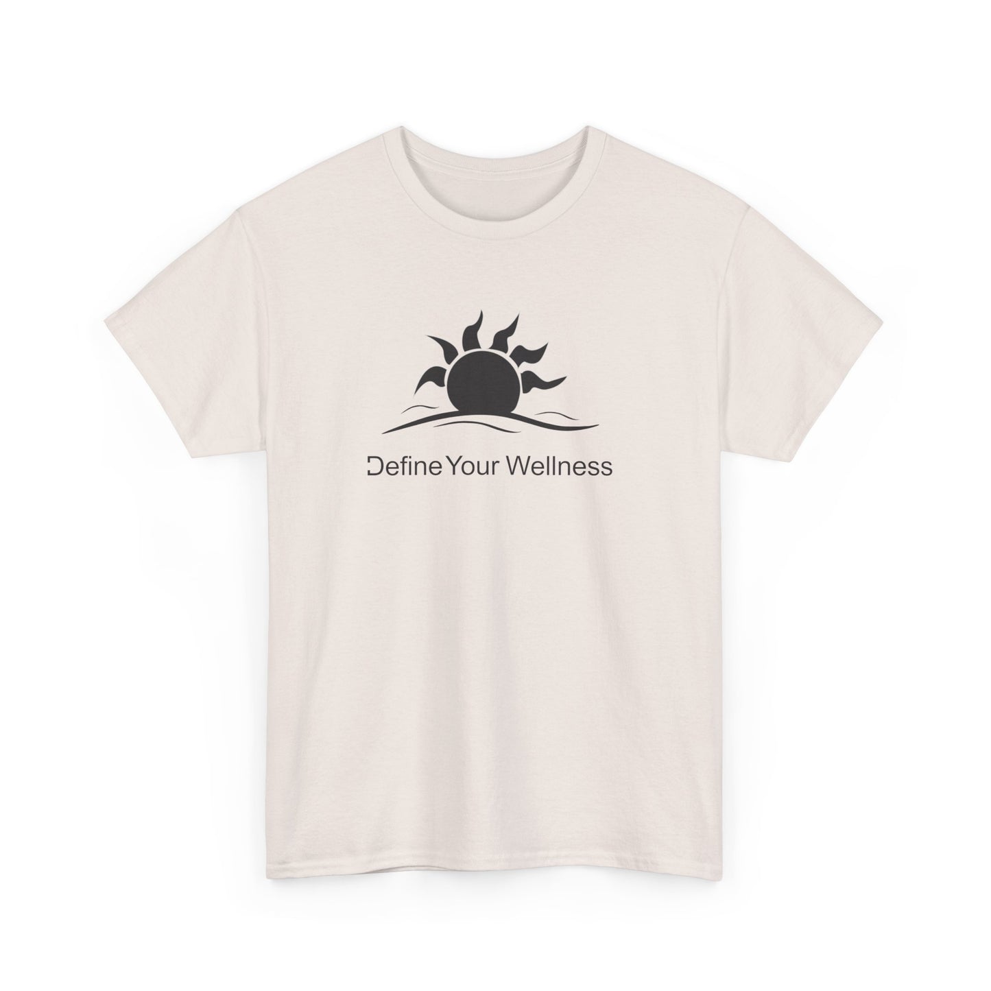 Sunshine - Define Your Wellness - Unisex Heavy Cotton Tee - 7 colors - front and back