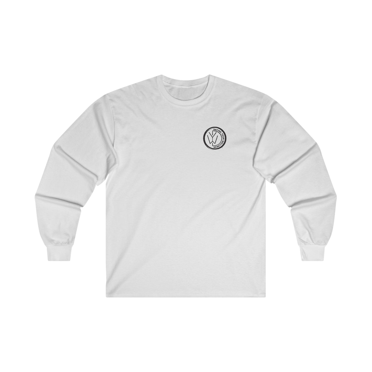 Define Your Wellness - Unisex Ultra Cotton Long Sleeve Tee - front and back