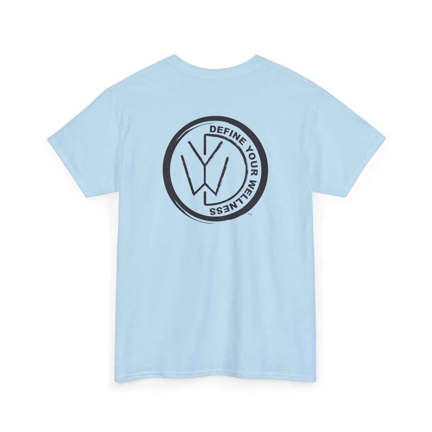Define Your Wellness - Unisex Heavy Cotton Tee - 13 colors - front & back
