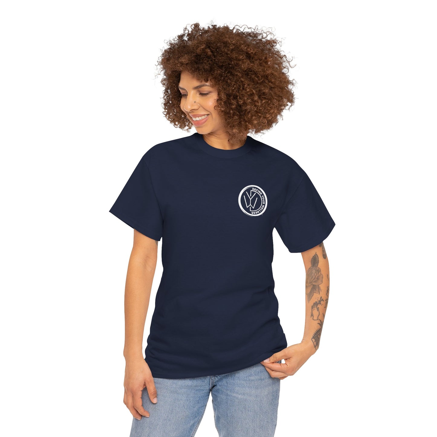 Define Your Wellness - Unisex Heavy Cotton Tee - 13 colors, front & back