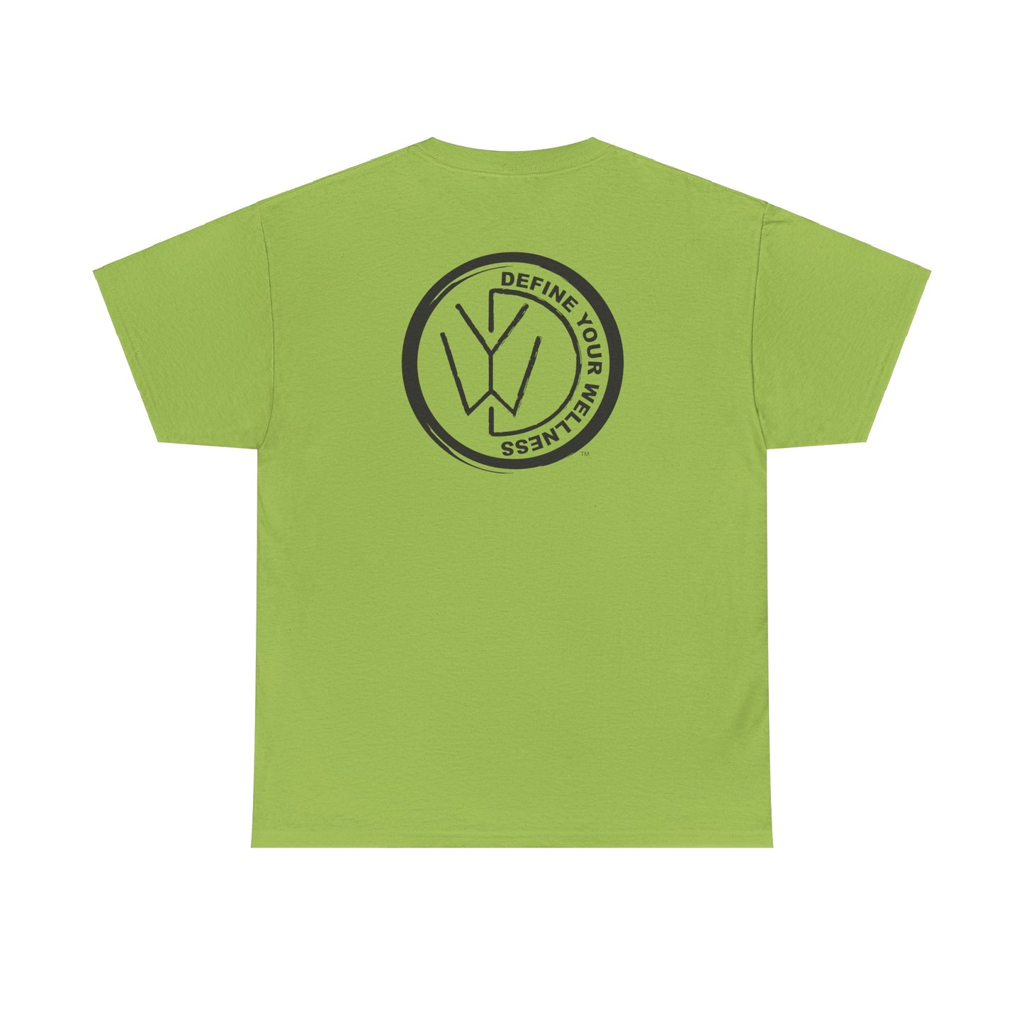 Define Your Wellness - Unisex Heavy Cotton Tee - 13 colors - front & back