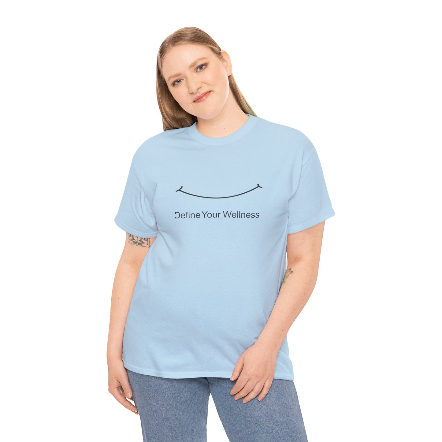 Smile - Define Your Wellness - Unisex Heavy Cotton Tee - 10 colors